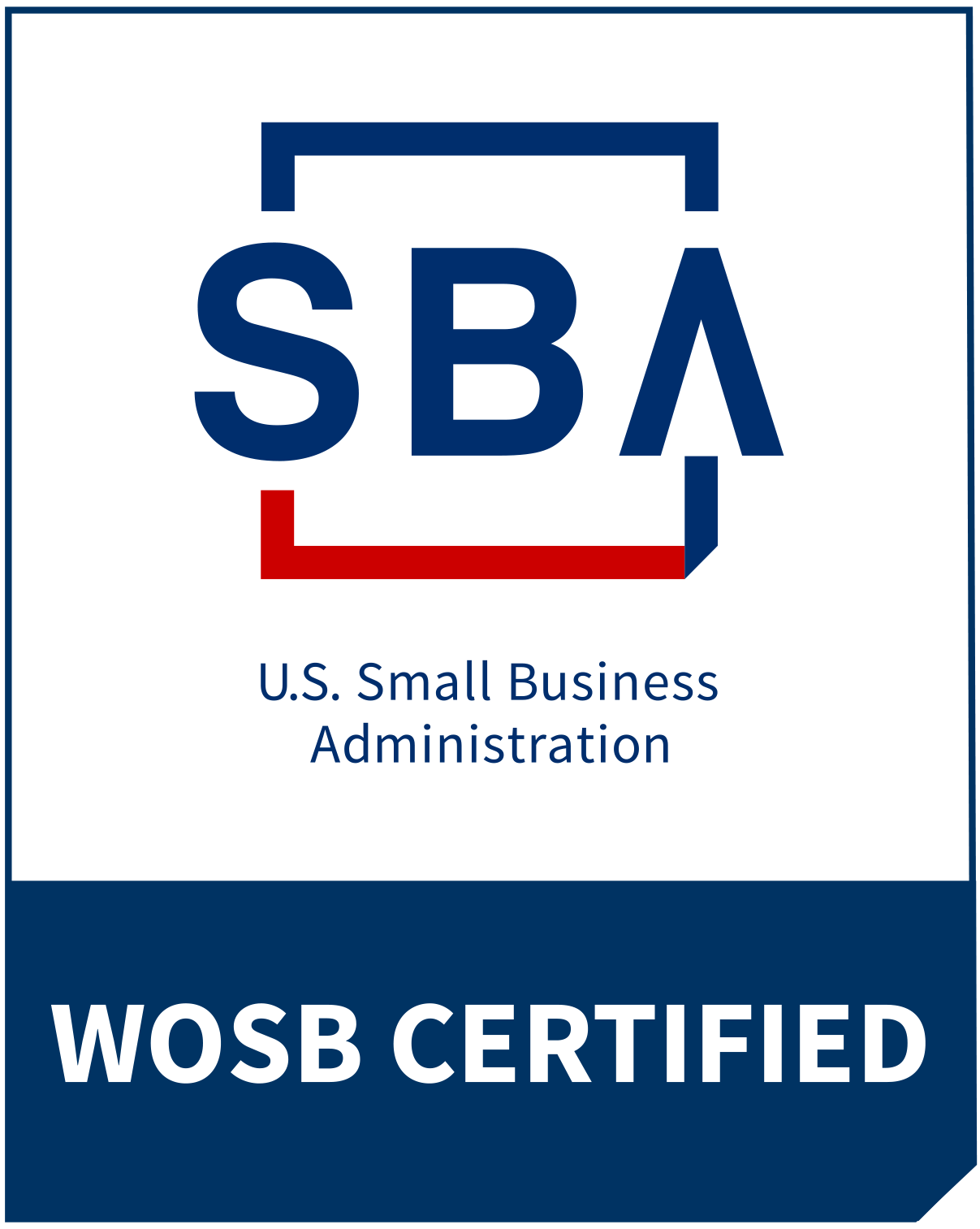 SBA Women-Owned Small Business (WOSB) logo